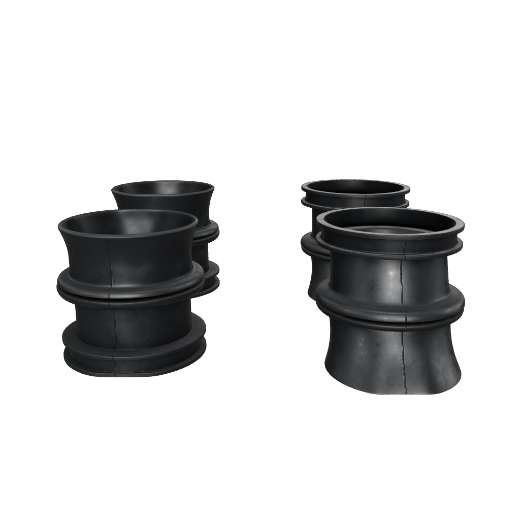 Honda CB900 CB1000 CB1100 Carb Air Box Rubber Boot Set - Replaces Honda OEM 17251-438-000