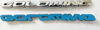 Honda XR250 Chrome Goldwing Emblem Set/2