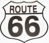 Honda XR100 Route 66 - Tin Sign