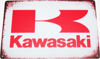 Honda XR100 Kawasaki Logo - Tin Sign