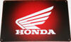 Suzuki RM125 Honda Logo (White Logo) - Tin Sign
